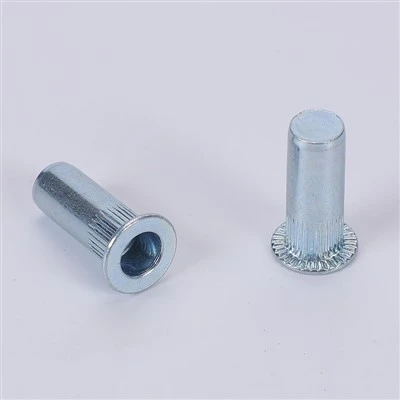 Flat Head Knurled Body Close Rivet Nuts